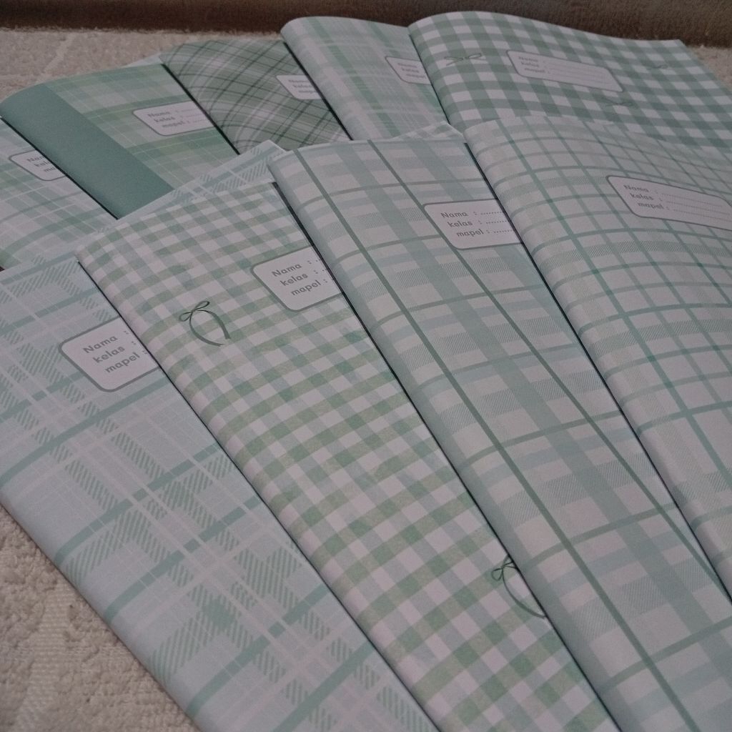 SAMPUL BUKU AESTHETIC | SAMPUL BUKU WARNA HIJAU | SAMPUL BUKU KOREAN STYLE | SAMPUL BUKU CANTIK | SA