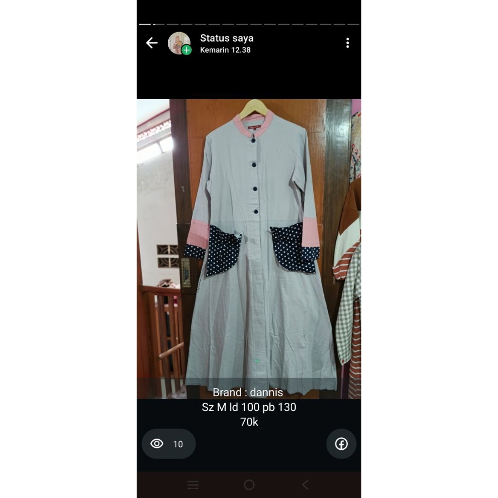 gamis dannis preloved