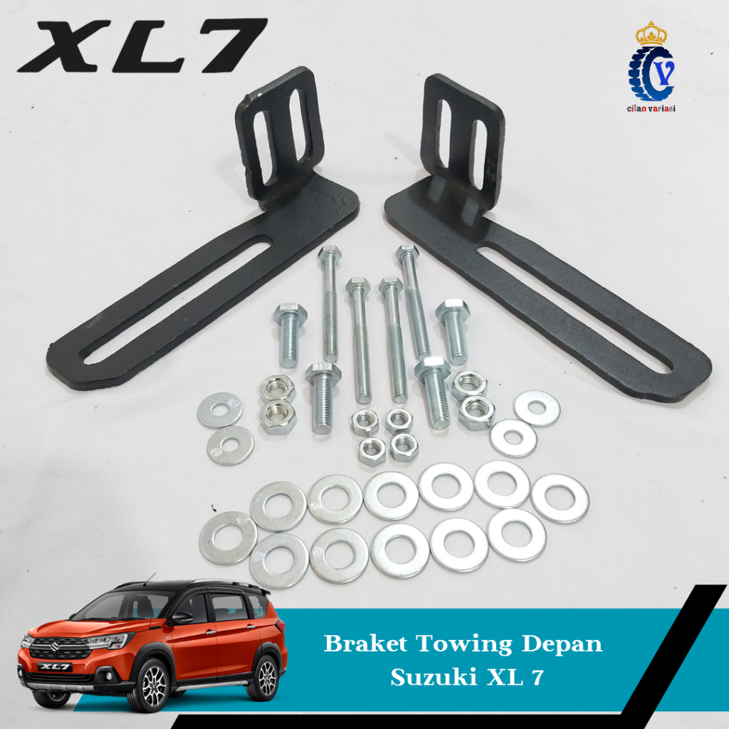 Dudukan Besi Penyangga Braket Towing Depan Mobil Suzuki XL7