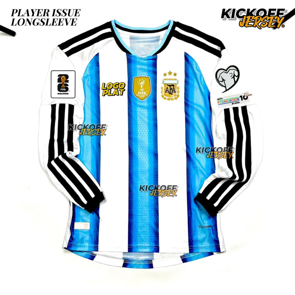 (PLAYER ISSUE LONGSLEEVE) JERSEY PIALA DUNIA ARGENTINA HOME PI LS LENGAN PANJANG WORLD CUP 2026 2027