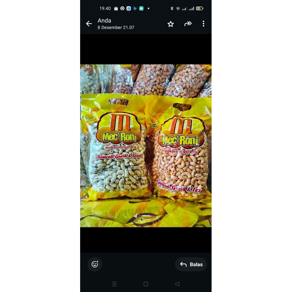 festival/mecroni/pitato Snack cemilan