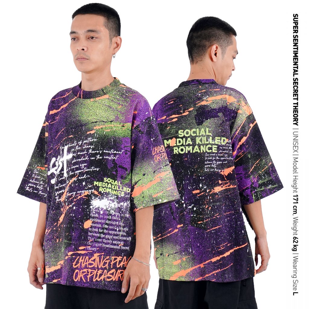 SSST Dazzle Heavyweight Oversize Tshirt Full Print