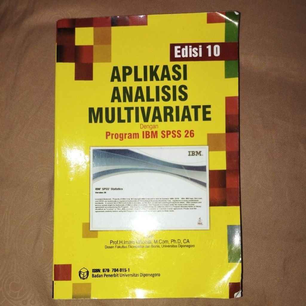 Aplikasi Analisis Multivariate IBM SPSS 26 Edisi 10 Imam Ghozali