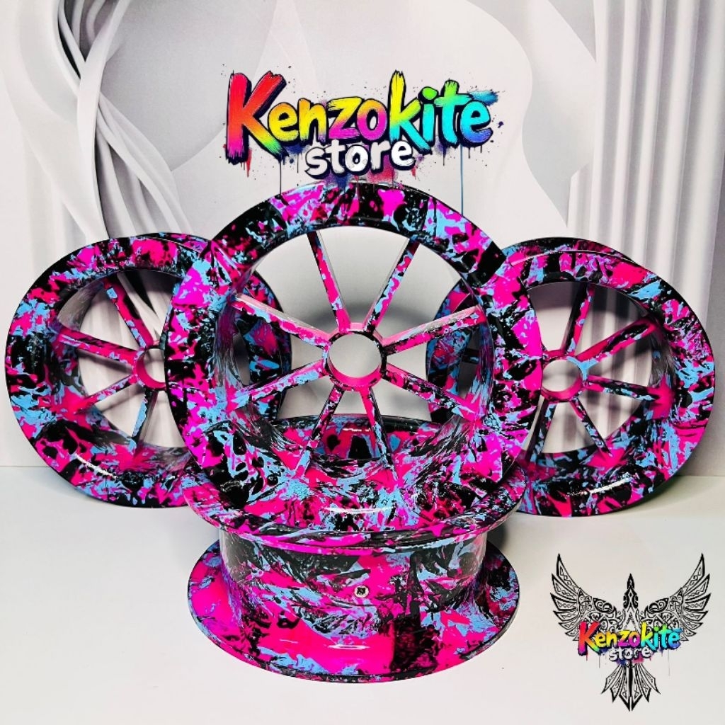 Bladu Layangan Model Brazil / Bahan Tebal 3,7mm / Ukuran 4inch