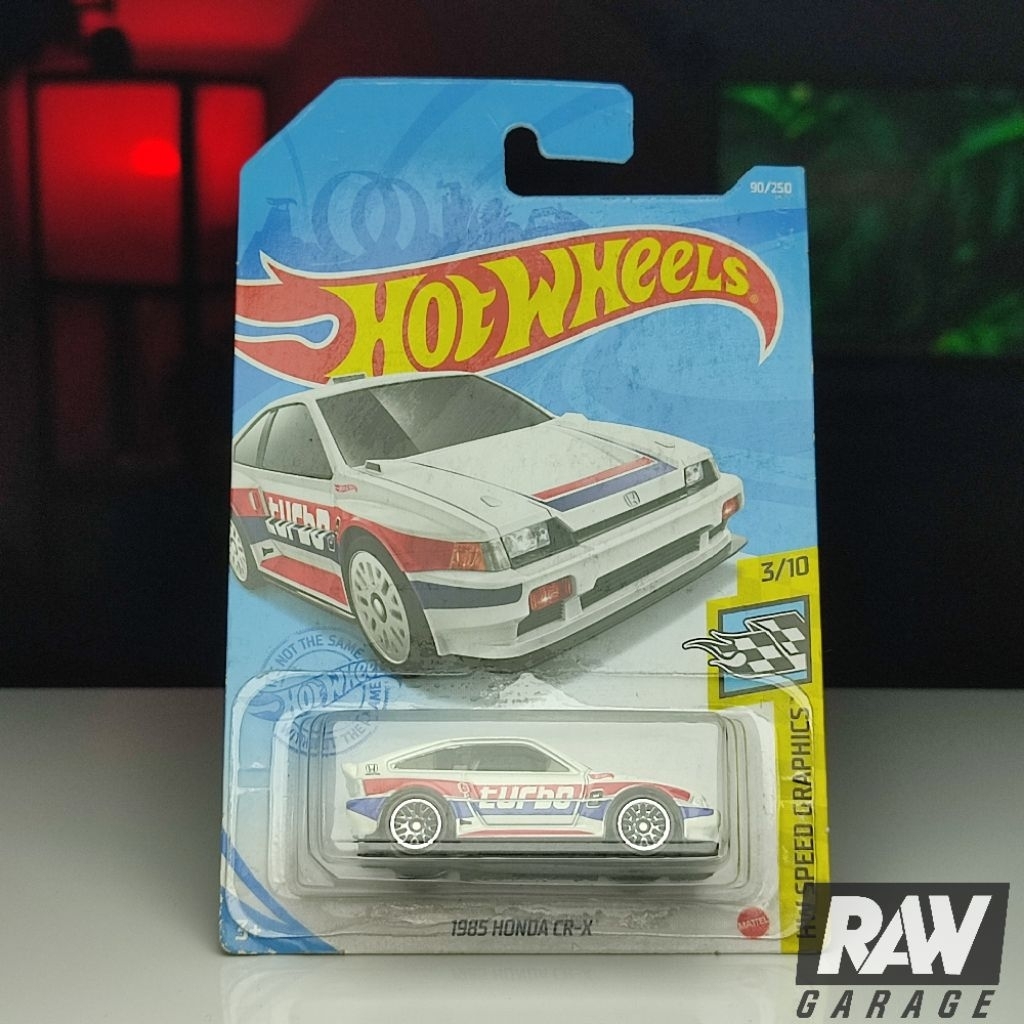 Hot Wheels Honda CRX 1985 White Tampo