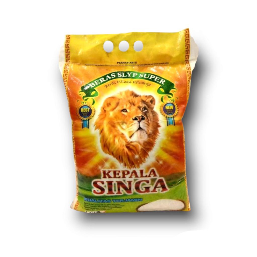SJA~Beras cap kepala SINGA 5KG,10KG,20KG.