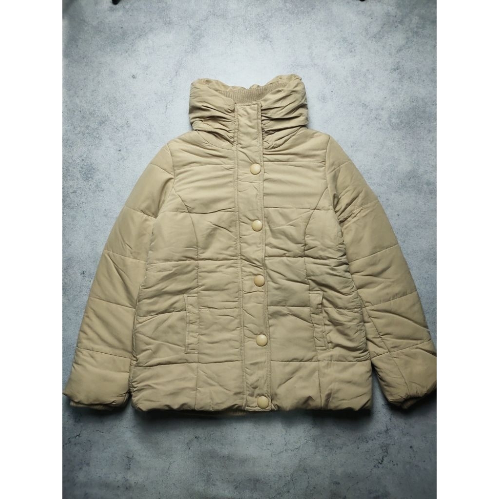 Ingni Padded Blouse on Brown Jacket