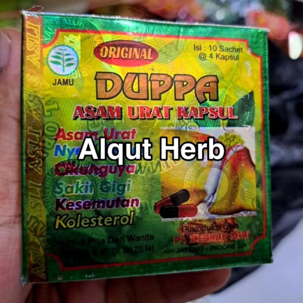 Duppa Kapsul Asam Urat Dan pegalinu