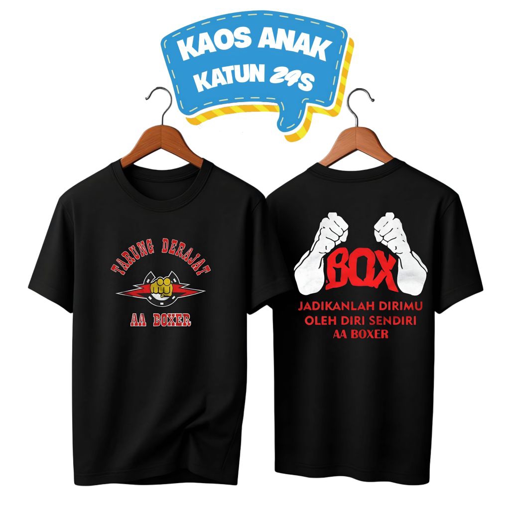baju kaos anak Tarung Derajat Aa boxer/atasan anak,t-shirt umur 3-13 tahun