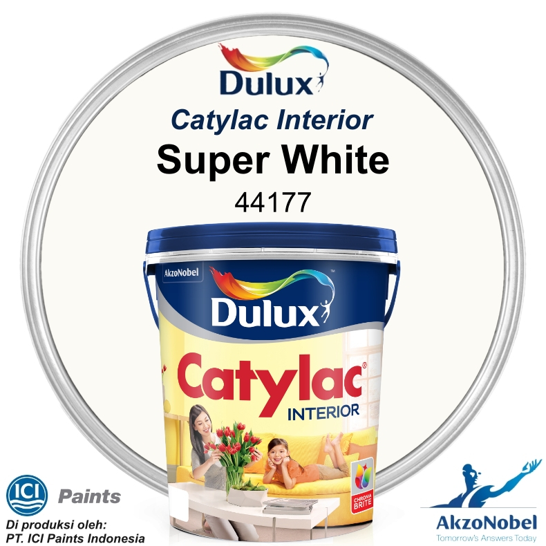 CAT DULUX CATYLAC INTERIOR (Tinting) 5 KG - SUPER WHITE 44177