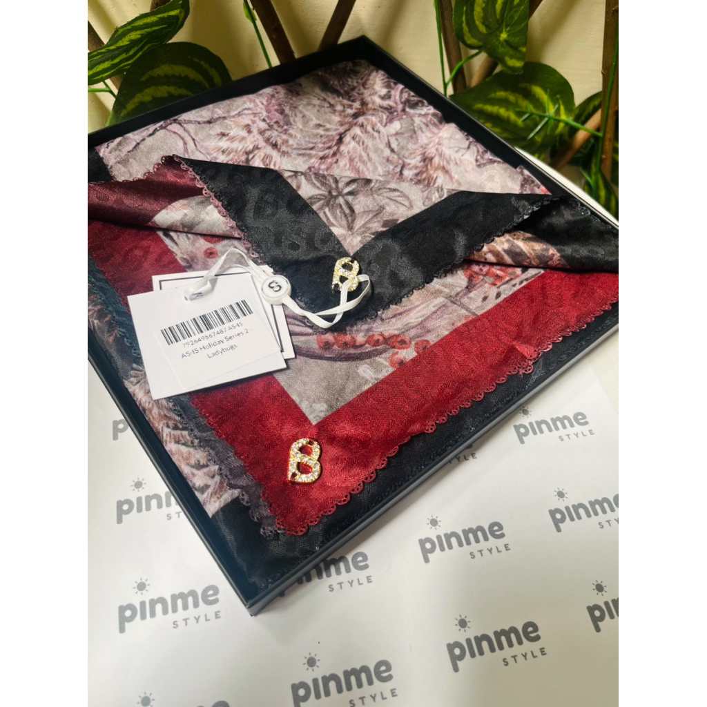 Buttonscarves Holiday 2.0 Series Lady Bugs Ladybug Ladybugs Original Cacao