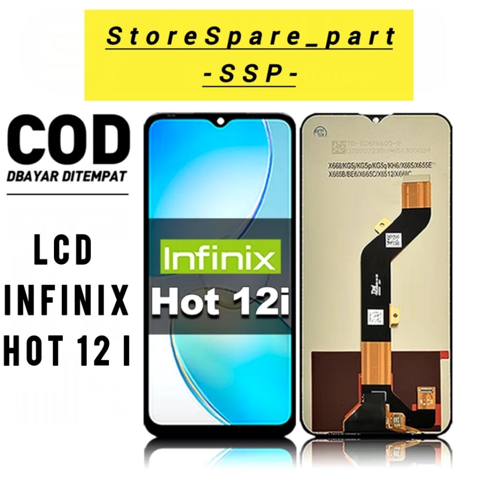 LCD TOUCHSCREEN ORIGINAL INFINIX HOT 12i