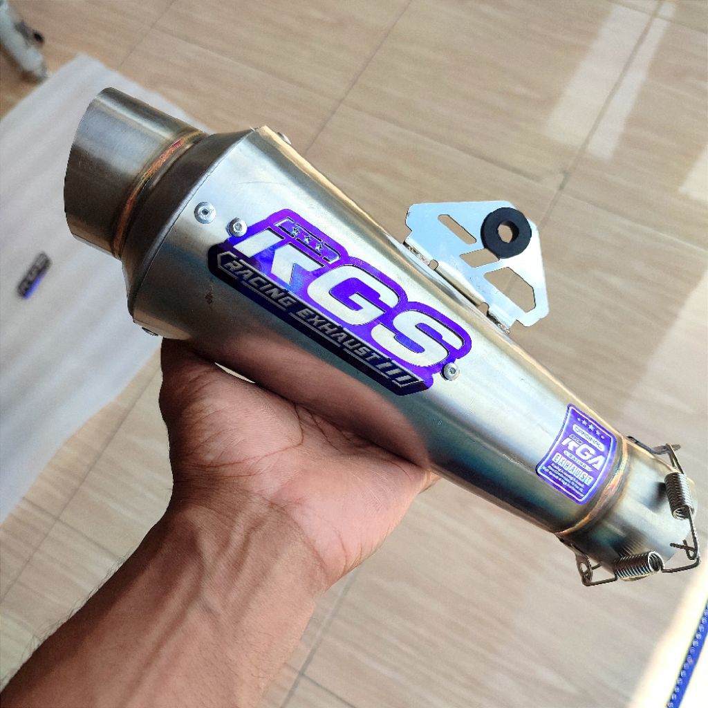 SLINCER RGS ORIGINAL TYPE FANTERA INLET 50 SARANGAN SETENGAH DAN FULL EMBLEM TITANIUM UNGU