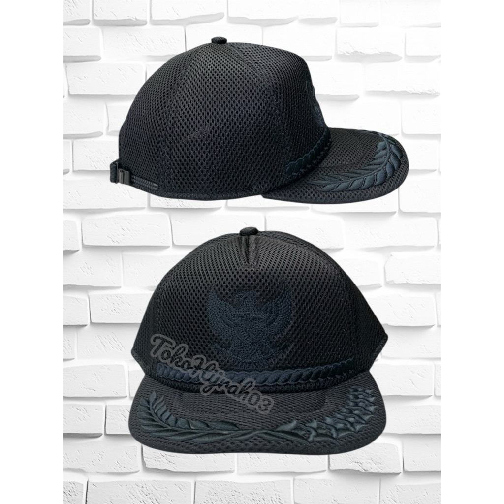 TOPI TERBARU GARUDA HITAM TOPI KERJA GARUDA TOPI FULL HITAM GARUDA TOPI GARUDA CAMAT TOPI GARUDA GUR
