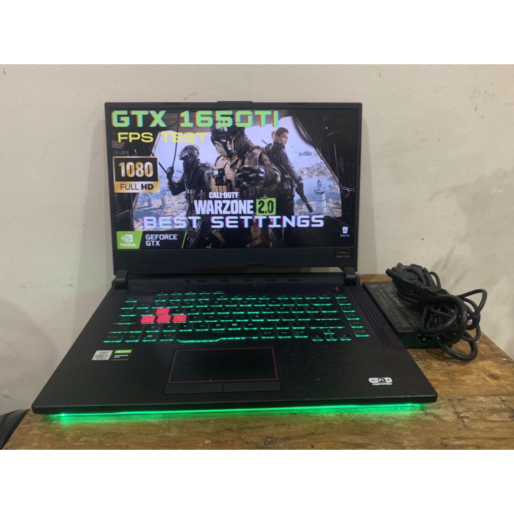 Asus rog strix G512Li core i7 GTX1650Ti 16gb 512gb 144Hz
