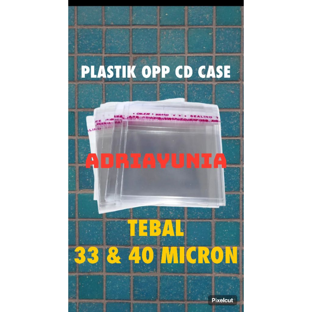 Plastik Opp Cd Case 15,5x13 & 15,5x16 - Plastik Bolu Kukus Besar 15.5 x 13 & 15.5 x 16 - Plastik Opp