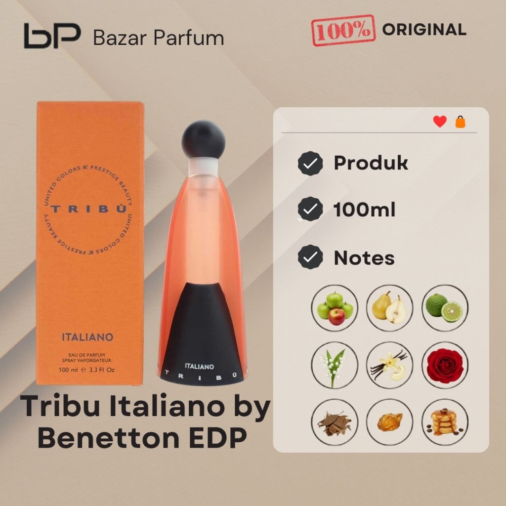 Parfum Unisex Tribu Italiano by Benetton EDP Original