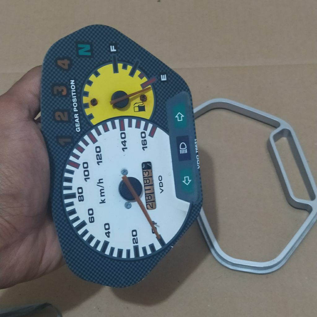mesin spidometer speedometer kilometer shogun 110 R new original copotan tanpa kabel fungsi normal