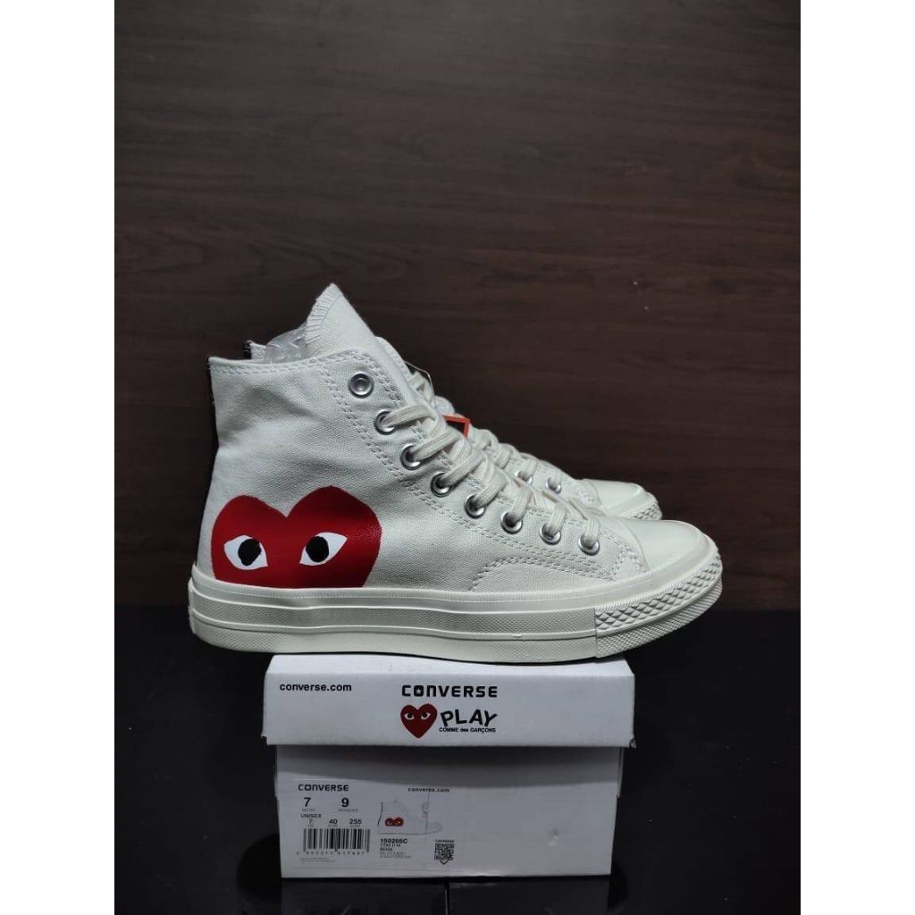 Converse Chuck Taylor All Star 70s high CDG Play White