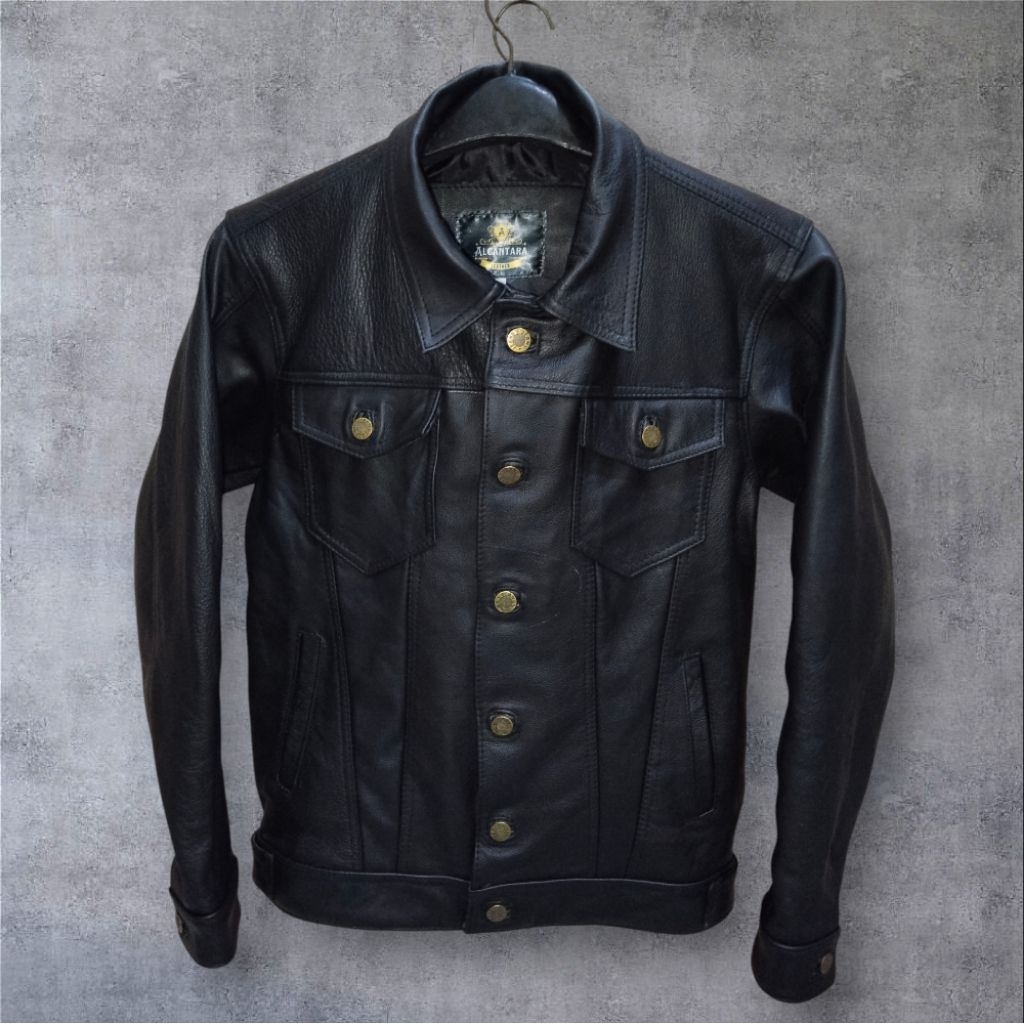 JAKET KULIT TRUCKER