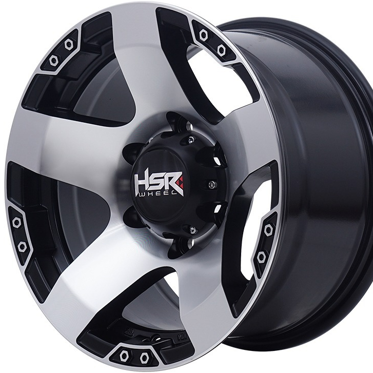 Velg Hsr Rasta Ring 15 Pcd 6X139.7 Velg Mobil Modelan Off Road  Palang Bintang
