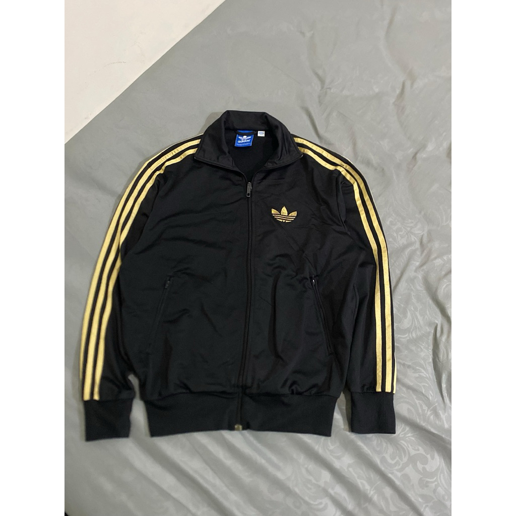 Adidas Tracktop Firebird Black/Gold