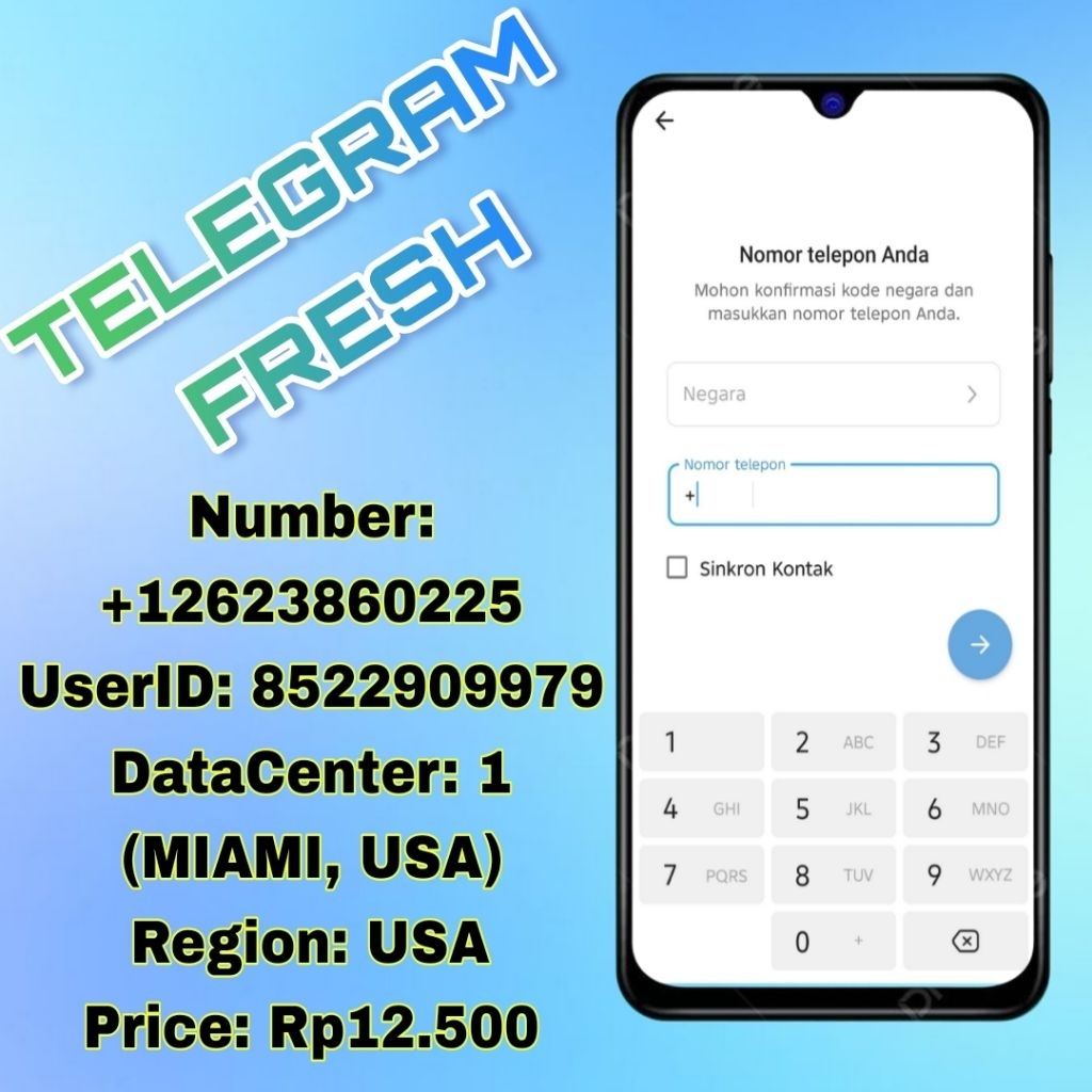 AKUN TELEGRAM FRESH NOMOR AMERIKA SERIKAT SELENGKAPNYA LIHAT DI FOTO