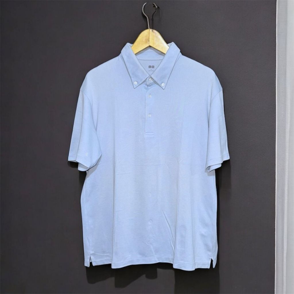 UNIQLO Airism Men's Polo Shirt XL - Kaor kerah golf padel casual