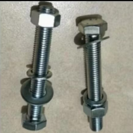 baut mur galvanis putih (bmp)m10x30mm