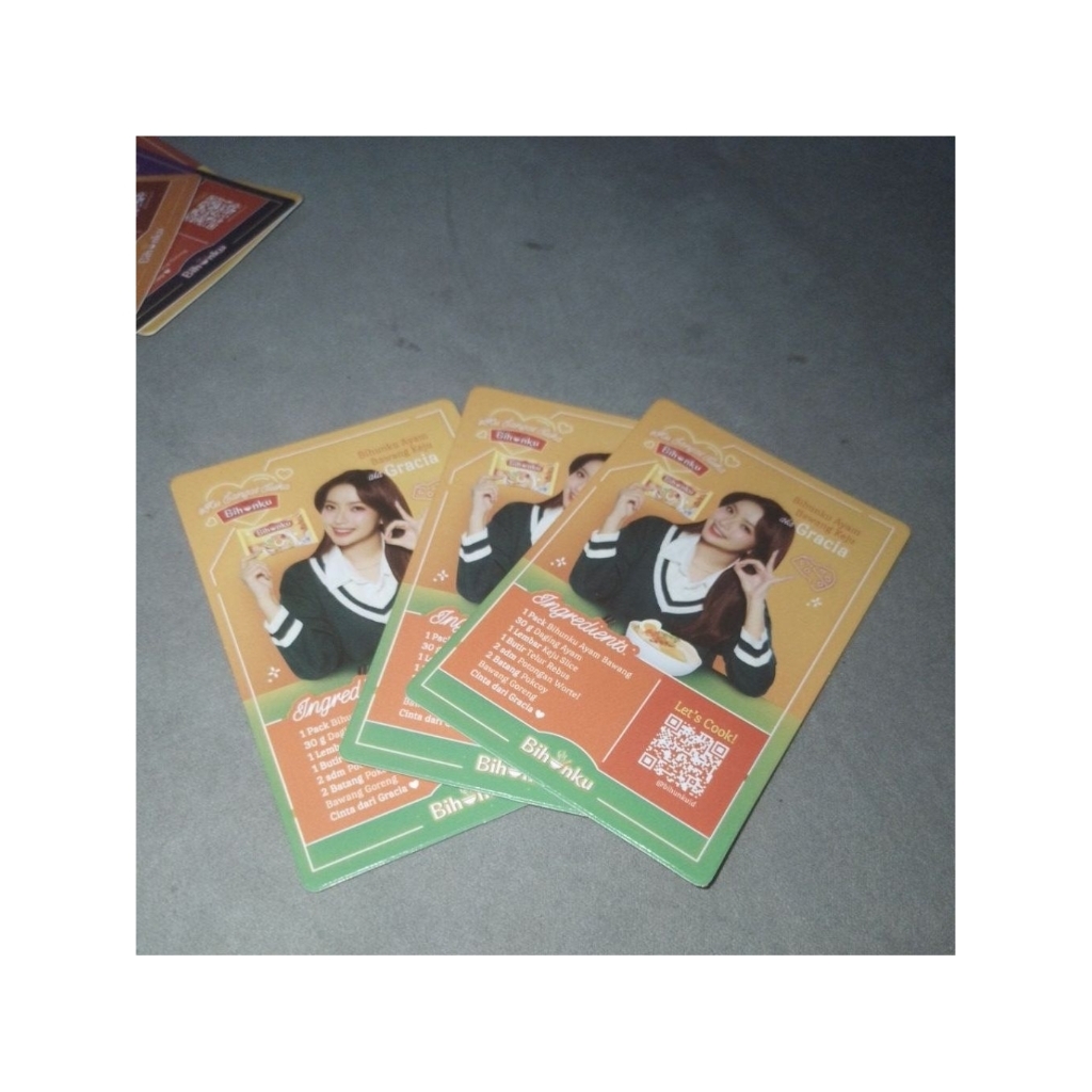 Photocard Bihunku Gracia JKT48