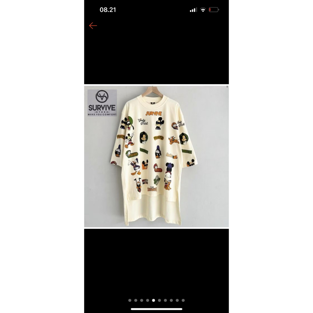 survive kaos tunik lucu