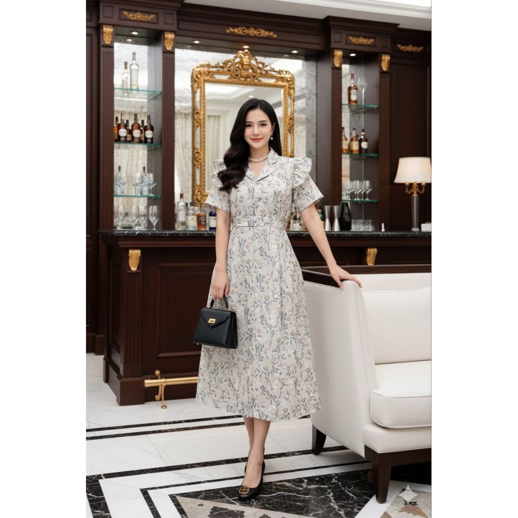 DRESS KATUN BOLONG PREMIUM