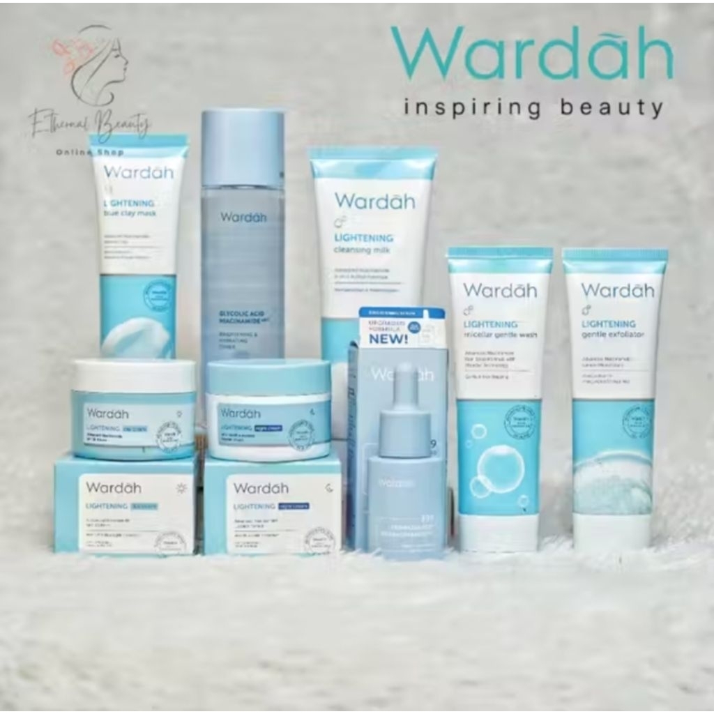Wardah Paket Lengkap Terbaru Bonus Lightspeed Glowing