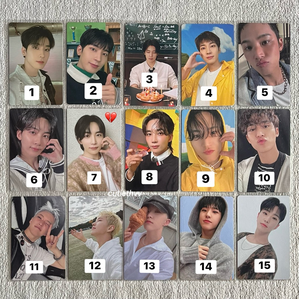[SALE] PHOTOCARD SEVENTEEN WONWOO MINGYU JEONGHAN HOSHI PC CARATLAND TC SELCA DAREDEVIL BIRTHDAY BOX