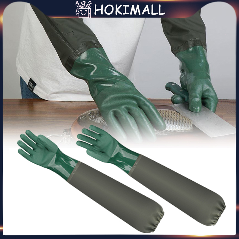 1Pair Sarung Tangan Bahan Karet Palm Fit Hand Glove Sarung Tangan Kerja Sarung Tangan Memancing