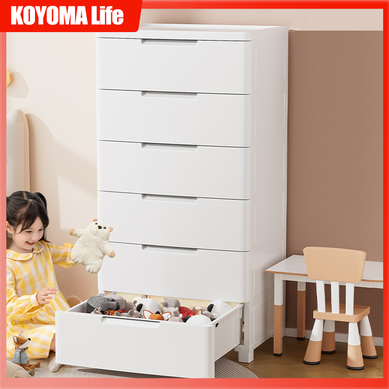 KOYOMA Lemari pakaian plastik lemari baju plastik  Lemari Plastik Susun Lemari Pakaian Anak
