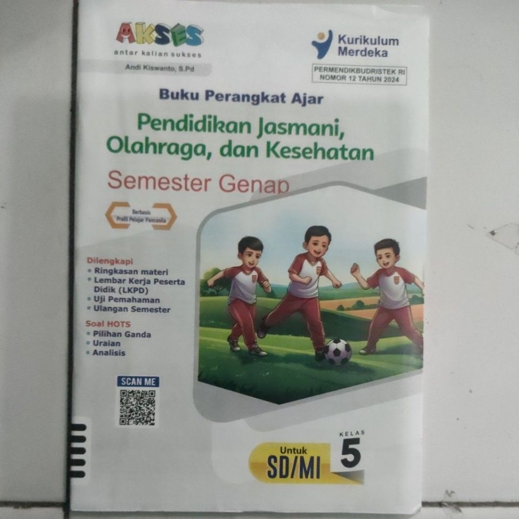 LKS AKSES PENDIDIKAN OLAH RAGA DAN KESEHATAN KELAS 5 SEMESTER 2