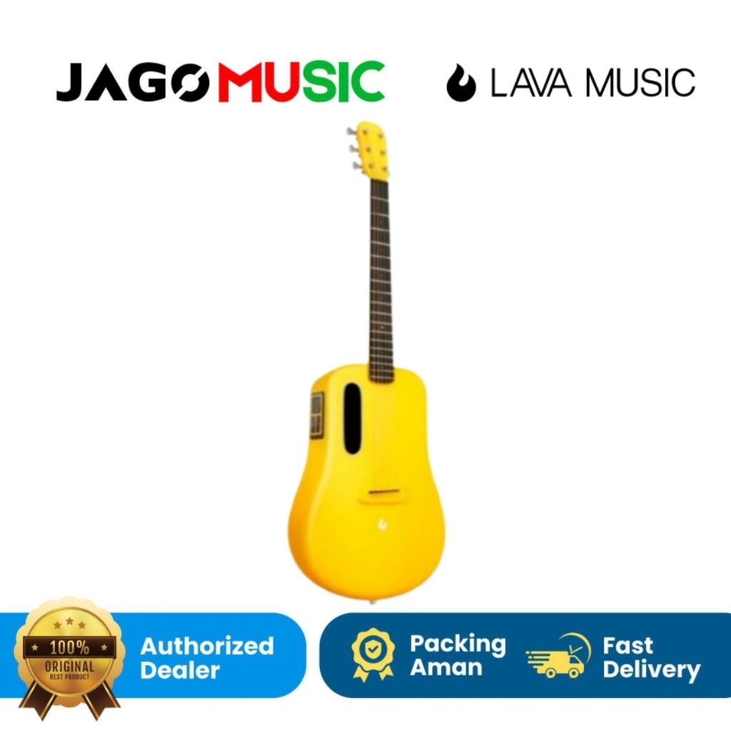 Dealer Resmi Gitar Lava Me 3 38inch Gitar Lava Me3 Carbon Fiber Gitar Lava Me3 Golden Hour
