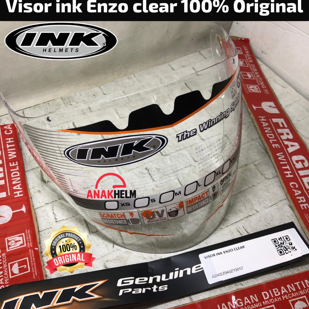 Kaca Visor INK Enzo Clear ORIGINAL