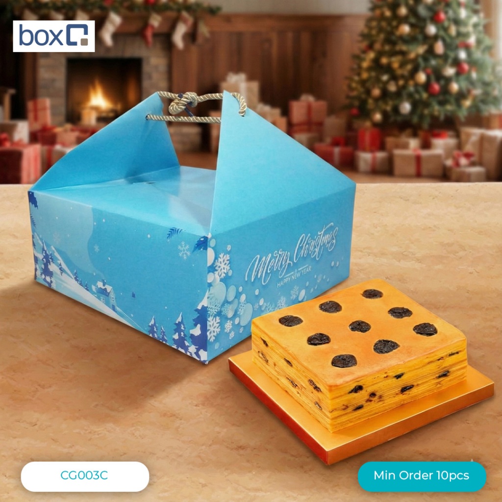 Parcel Box Goodies Christmas / Box Hampers Natal / Kotak Parcel Natal – Muat Holland Lapis Legit – U