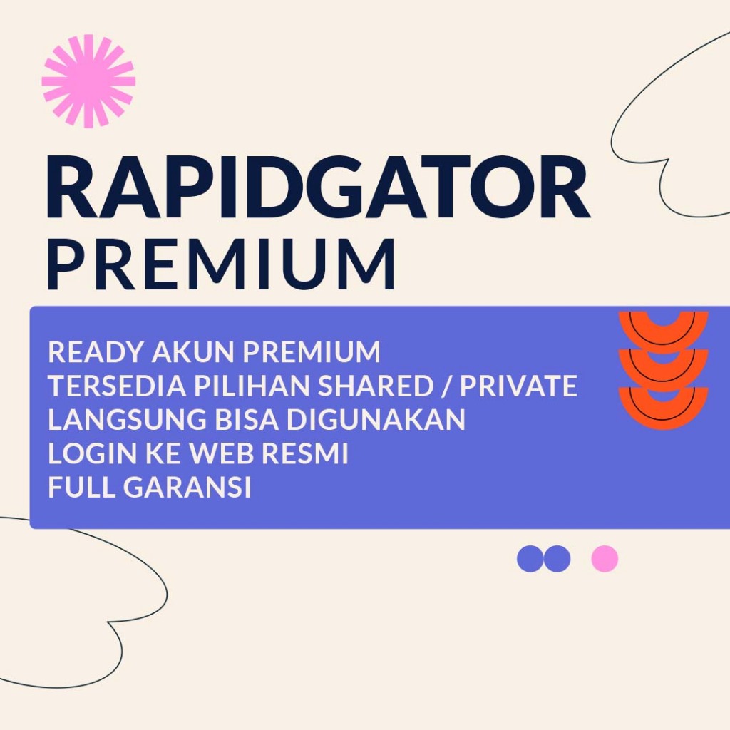 [TERBARU] RAPIDGATOR PREMIUM PROSES CEPAT & BERGARANSI