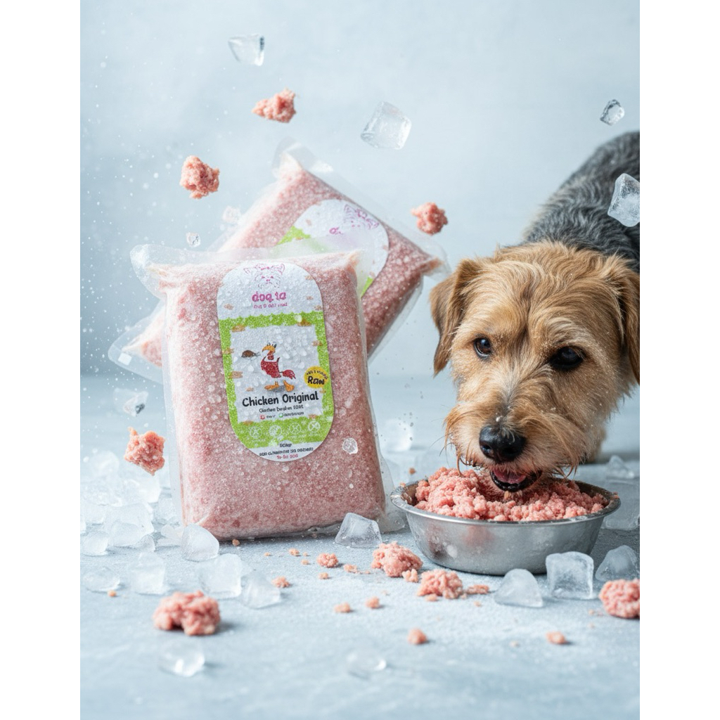 Raw food chicken original 500gr  //Dog.ta //makan anjing dan kucing // raw food anjing dan kucing //