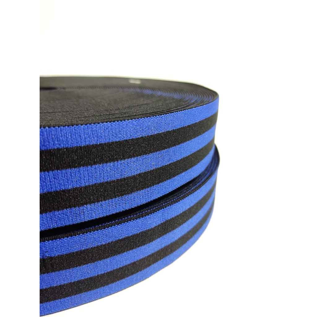 Karet Elastis Salur 3,5 CM - Benhur Black | Karet elastis salur | karet Sintetis | Aksesoris List Ce