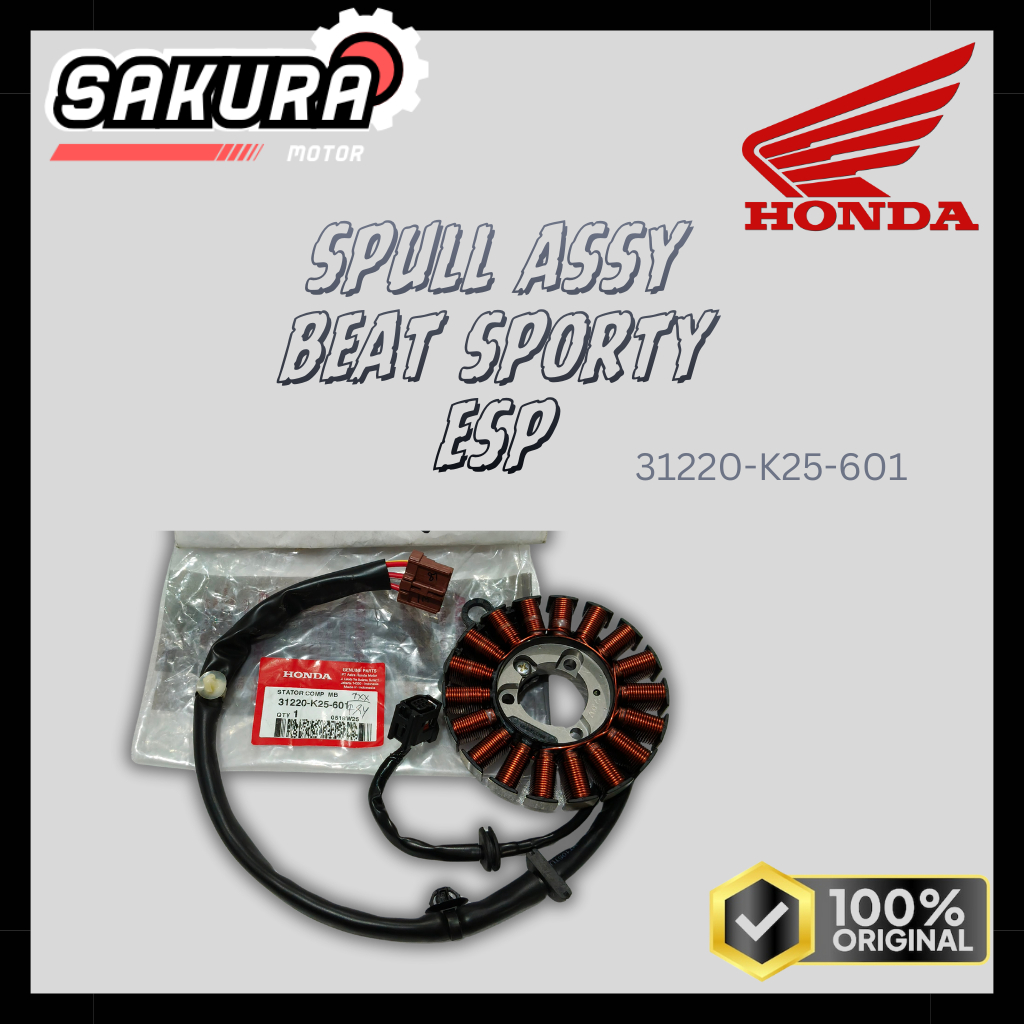 SPULL STATOR ASSY 31220-K25-601 HONDA BEAT SPORTY ESP