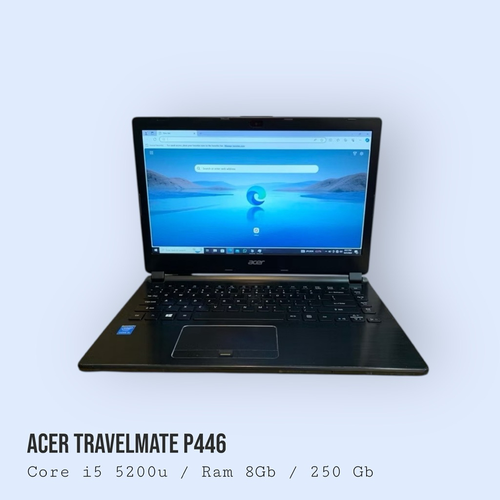 Acer TravelMate P446 Core i5 5200U/ 8GB / 250GB Laptop Kerja Bekas
