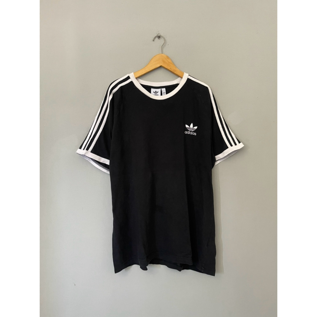 Kaos Adidas Ringer tee Original / Kaos Adidas Ringer tee / Kaos Adidas Threefoil / Kaos Adidas Three