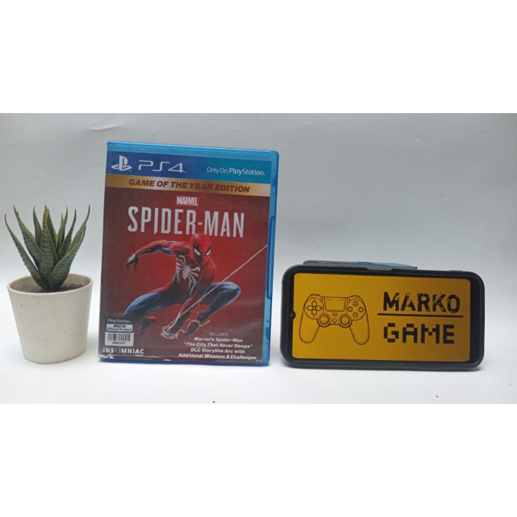 BD PS4 MARVEL SPIDERMAN GOTY EDITION PRELOVED / SECOND
