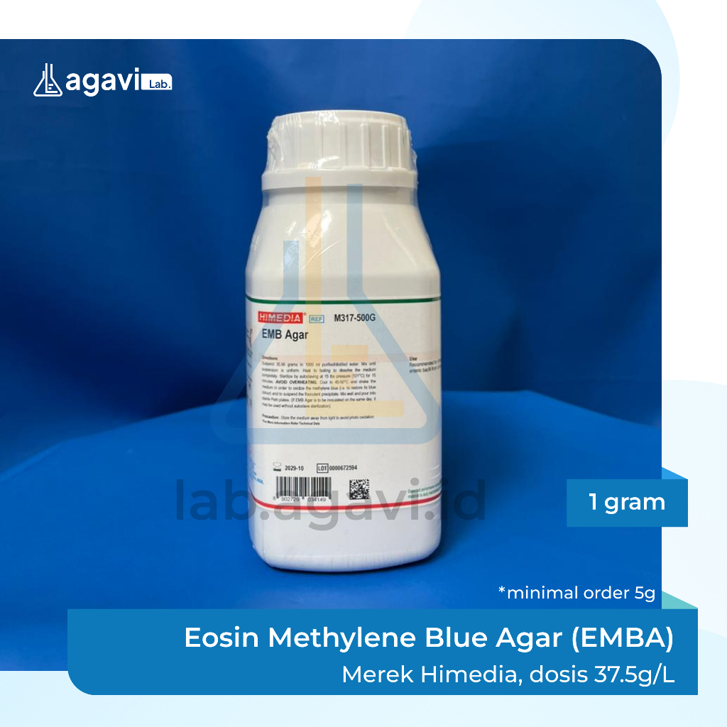 Eosin Methylene Blue Agar / EMBA eceran Merek Himedia
