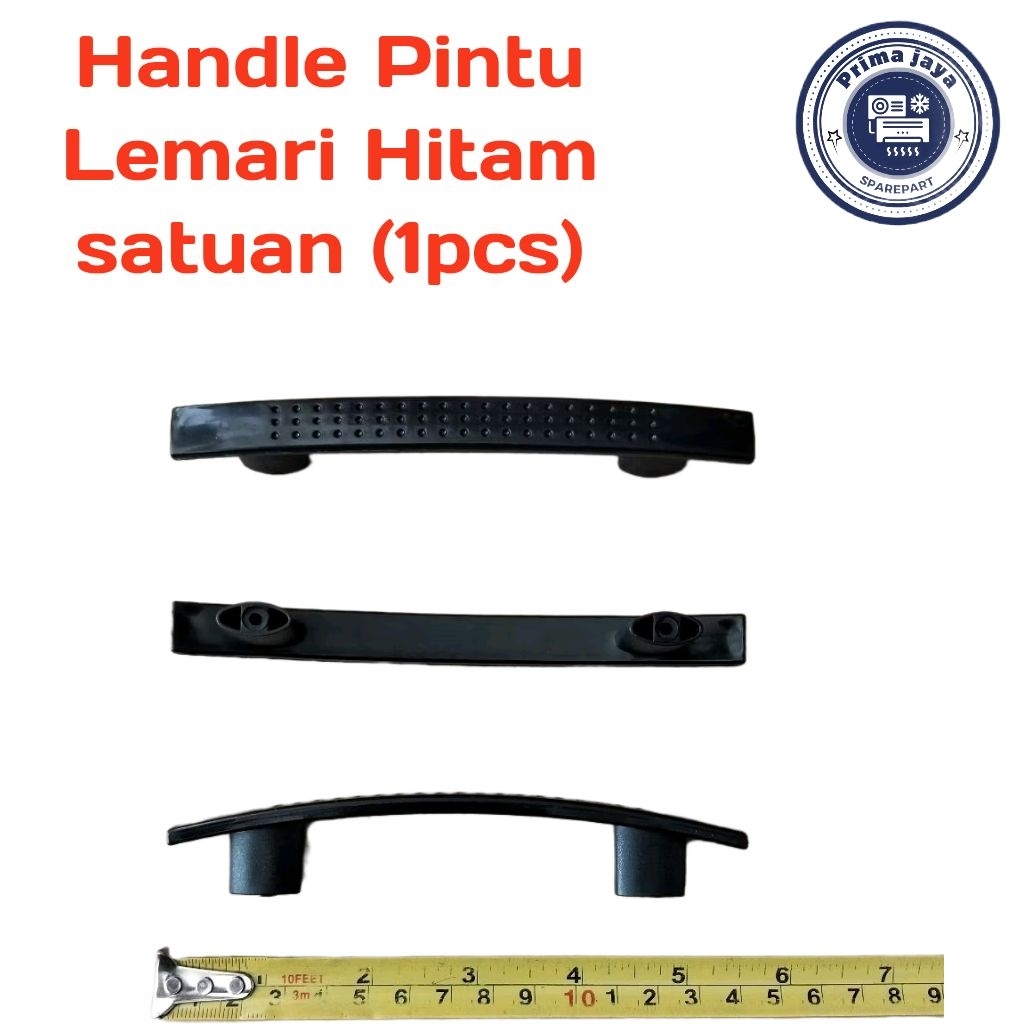 Handle pintu lemari laci Hendel laci dan pintu lemari Hitam 1pcs