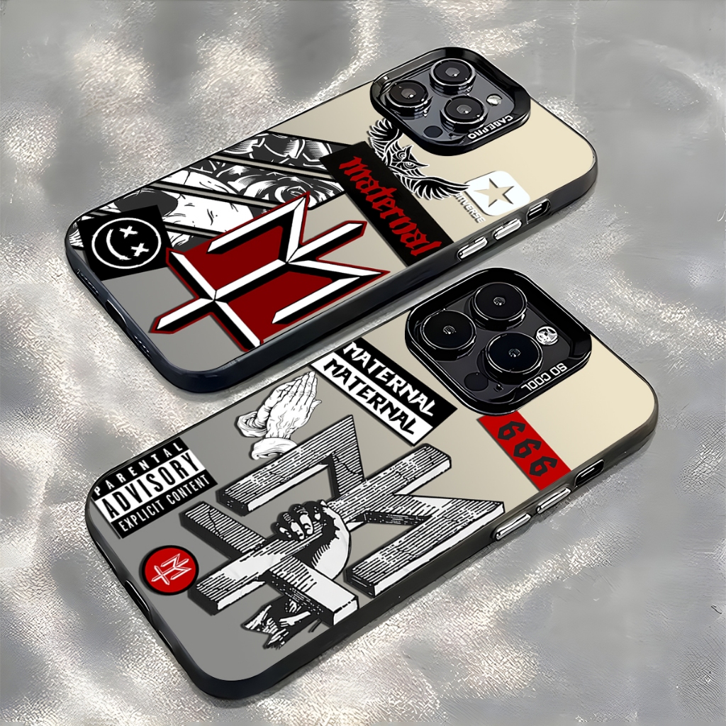 Mternal Estetik Case iPhone Seri Kompatibel Untuk Case HP iPhone 11 12 13 pro promax Casing Untuk Ca